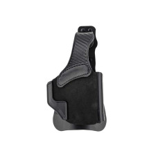 GALCO Wraith 2.0 OWB Black Leather Paddle Holster - Glock 43x Hellcat Taurus GX4 - Right Hand