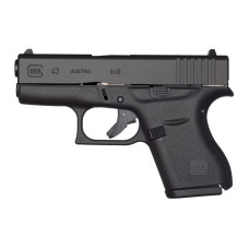 Glock G43 9MM Single-stack Sub-Compact 3.39in Barrel Pistol