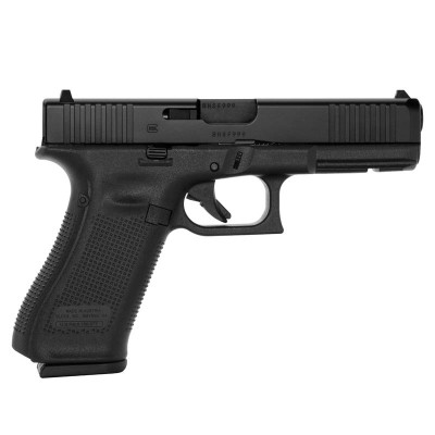 Glock G17 Gen 5 9mm 4.5in 17Rd Black nDLC Polymer Grip
