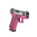 Glock G43X MOS Sub-Compact 9mm 3.4in 15+1 Rose Engraved - Shark Coast Custom