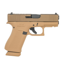 Glock G43X MOS Sub-Compact 9mm 3.4in 15+1 DEBO Bronze / FDE Glock G43X MOS Sub-Compact 9mm 3.4in 15+1 DEBO Bronze / FDE