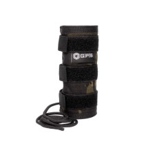 GPS Tactical Suppressor Cover for .22 LR - 5in - Black Multicam