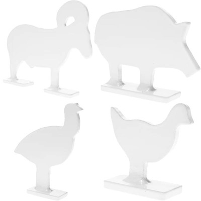 Birchwood Casey Steel Silhouette Targets - Animal 4-Pack