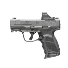 H&K CC9 Micro Compact 9mm Luger 3.32in 10+1 Black - Holosun 407K Red Dot