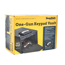SnapSafe Keypad Vault Keypad/Key Entry One Handgun - 9in x 5.25in x 12.7in