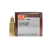 Hornady Varmint Express 22-250 50Gr V-Max - 50 Rounds