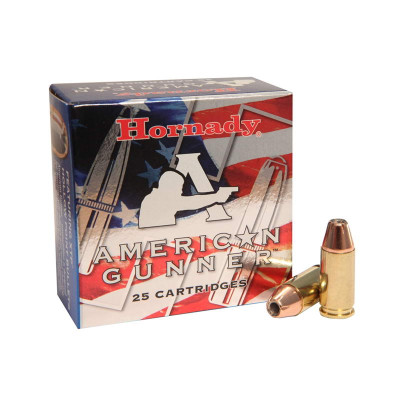 Hornady American Gunner XTP 9mm Luger +P 124gr - 25 Rounds