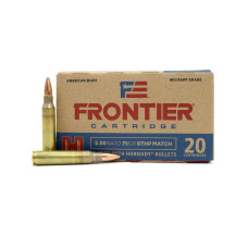 Hornady FR320 Frontier 5.56 NATO 75gr BTHP-Match - 20 Rounds
