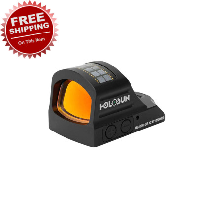 Holosun HS 407C-GR-X2 1x 2 MOA Green Dot Open Reflex Sight