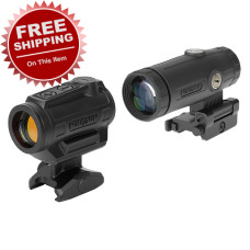 Holosun ARO RD 2 MOA Red Dot Carbine Sight and 3x Magnifier Combo - Black