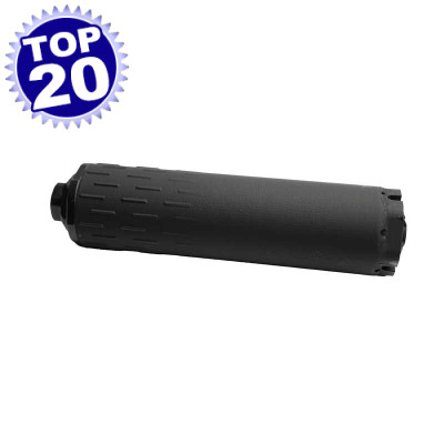 Huxwrx FLOW 9K TI 9mm Titanium Direct Thread Suppressor - Black