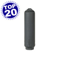 Huxwrx FLOW 556-TI Suppressor with 1/2-28 Flash Hider - Black