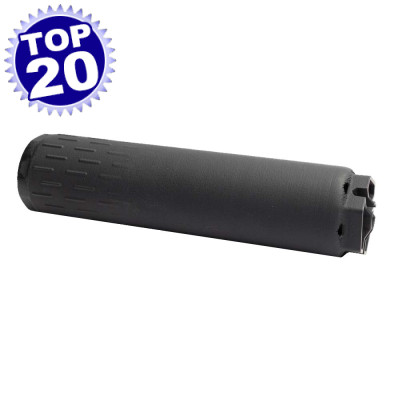 Huxwrx FLOW Range 36 TI DTM 9mm-8.6BLK Titanium Suppressor Direct Thread - Black Huxwrx FLOW Range 36 TI DTM 9mm-8.6BLK Titanium Suppressor Direct Thread - Black