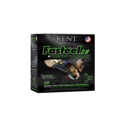 Kent Cartridge Fasteel Waterfowl 12ga 3.5in 1 3/8oz BB - 25 Rounds