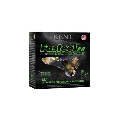 Kent Cartridge Fasteel 2.0 Waterfowl 12ga 3in 1 1/4oz #2 - 25 Rounds