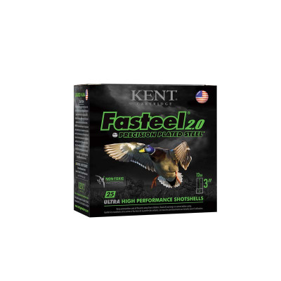 Kent Cartridge Fasteel 2.0 Waterfowl 12ga 3in 1-3/8oz #2 - 25 Rounds