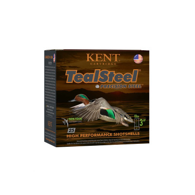 Kent Cartridge TealSteel Precision Steel 12ga 3in 1 1/4oz #5 - 25 Rounds