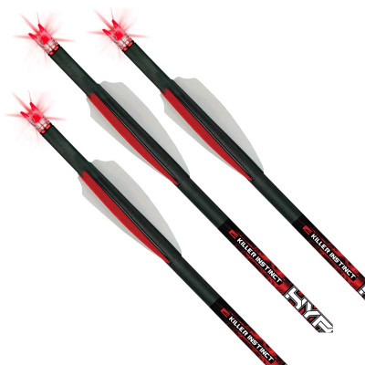 Killer Instinct Lighted HYPR V 20in Crossbow Bolts - 3-Pack