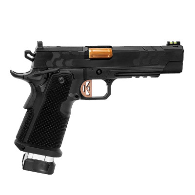 Kimber 2K11 .45 ACP Optic Ready 5in Coyote PVD Fluted Barrel Stainless Steel Frame - Black