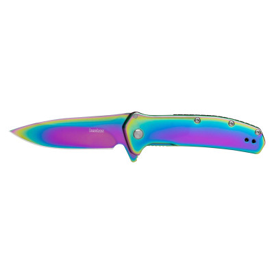 Kershaw Outcome Assisted Opening Folding Knife - Rainbow PVD