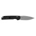 Kershaw Launch Iridium Automatic Knife - Stonewashed Blade Black Aluminum Handle