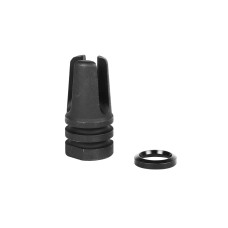 LBE 3 Prong Flash Hider 1/2-28 .223/5.56 with Crush Washer