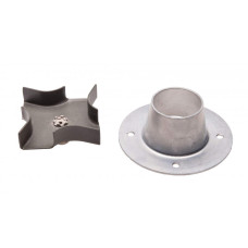 Moultrie Powder Coated Metal Spinner Plate and Metal Drop Funnel Kit