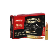 Norma Range & Training  .300 BLK 147gr FMJ - 20 Rounds