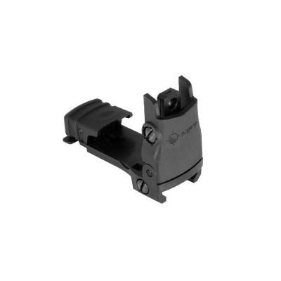Mission First Tactical Back Up Polymer Flip Up Rear Sight - Black