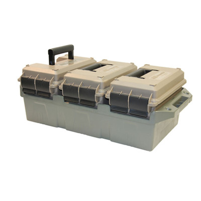 MTM 3-Can Ammo Crate, Dark Earth - .50 cal