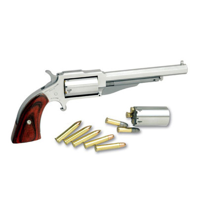 NAA 1860 Earl Replica .22LR/MAG 4in Barrel Revolver & Conversion Cylinder