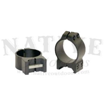 Warne 1 in. Matte PA Rings - High