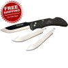 Outdoor Edge Onyx EDC Drop Point Knife - 3.5in Blade
