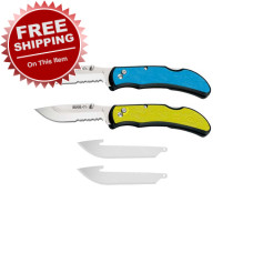 Outdoor Edge Limited Edition Razor Carry 3in Folding Knife - 2-Pack with Extra Blades