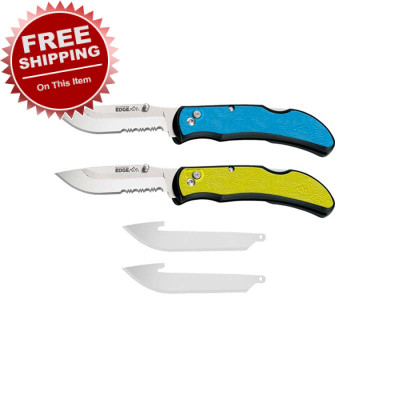 Outdoor Edge Limited Edition Razor Carry 3in Folding Knife - 2-Pack with Extra Blades
