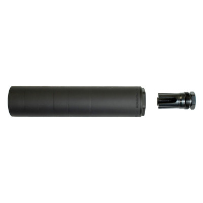 One Horse RYN .30 Cal Titanium Suppressor - w/ Plan B Hub and Flash Hider 5/8-24
