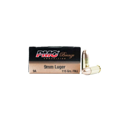 PMC 9mm Luger 115gr. FMJ - 50 Rounds