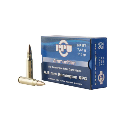 PPU 6.8 SPC 115gr HPBT - 20 Rounds
