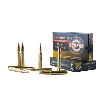 PPU Metric Rifle 8mm Mauser 198 gr Full Metal Jacket (FMJ) - 20 Rounds