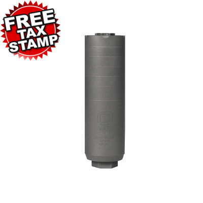 Q Jumbo Shrimp 6.5mm Titanium Suppressor with 1/2-28 Cherry Bomb 