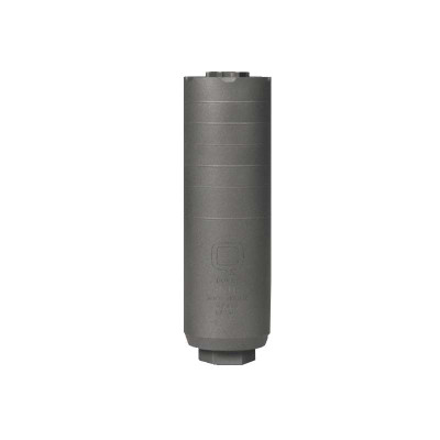 Q Jumbo Shrimp 6.5mm Titanium Suppressor with 1/2-28 Cherry Bomb Q Jumbo Shrimp 6.5mm Titanium Suppressor with 1/2-28 Cherry Bomb