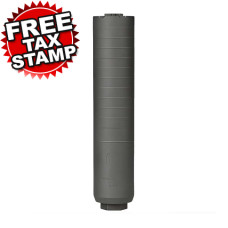 Q Thunder Chicken 7.62mm 5/8-24 Suppressor with Cherry Bomb - Bead Blasted