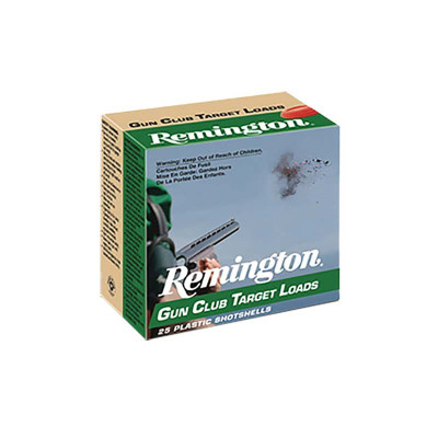 Remington Gun Club Target Loads 20 Ga 2.75in 7/8oz 7.5 Shot - 25 Rounds