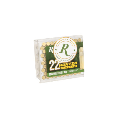 Remington Golden Hunter 22LR 40gr Ammunition Plated Hollow Point - 100 Rounds