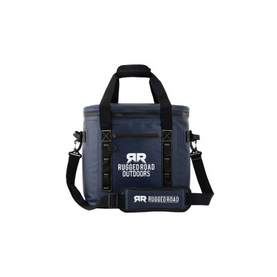 Rugged Road 30 Can Soft Cooler - Blue Steel Rugged Road 30 Can Soft Cooler – Lightweight, Durable, and Adventure-Ready