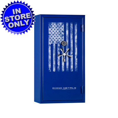 Rhino Safe Blue Raptor Series 49 Long Gun - 80 Minute Fire Rating - Pebbled Blue