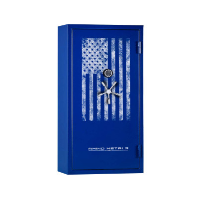 Rhino Safe Raptor Series 49 Long Gun - 80 Minute Fire Rating - Pebbled Blue