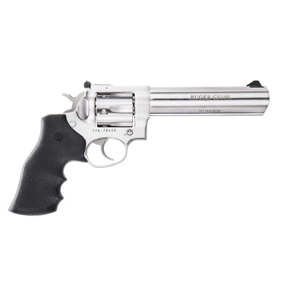 Ruger GP100 .357 MAG 6in Barrel Revolver Black Rubber Grips - 6 Round