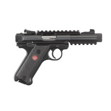 Ruger Mark IV Tactical 22LR 4.4in Threaded Barrel 10+1 Blued Optics Ready - Manual Safety
