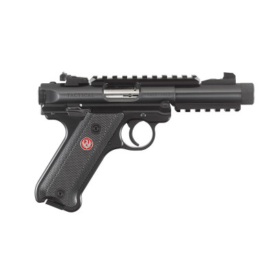 Ruger Mark IV Tactical 22LR 4.4in Threaded Barrel 10+1 Blued Optics Ready - Manual Safety